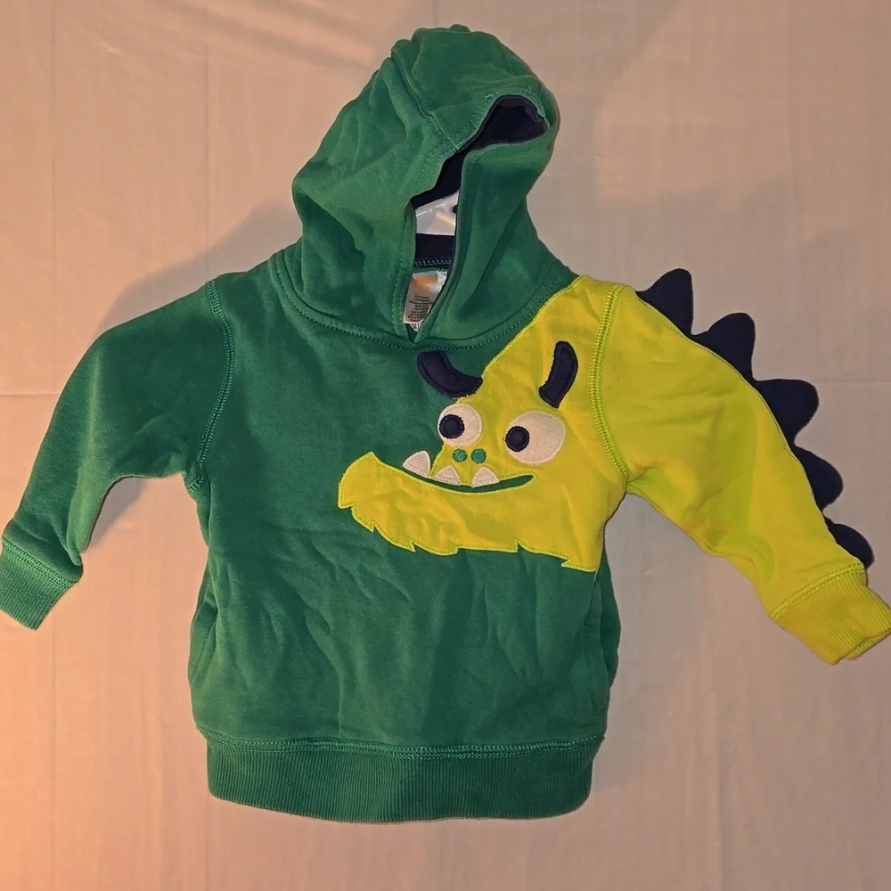 Gymboree Boys Monster Hoodie 12 - 24 Months